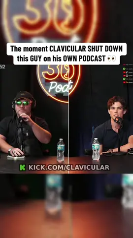 CLAVICULAR SHUT DOWN this guy on his OWN PODCAST 👀 #clavicular 
