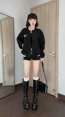 Bomber ày vải dạ trong có lót dù á #lynh2512 #leyenlinhlinh #fyp #myoutfit #outfitideas 