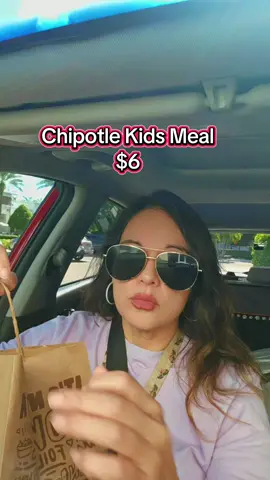 Nom nom - cheap eats at Chipotle #Chipotle #kidsmeal #hyundai 