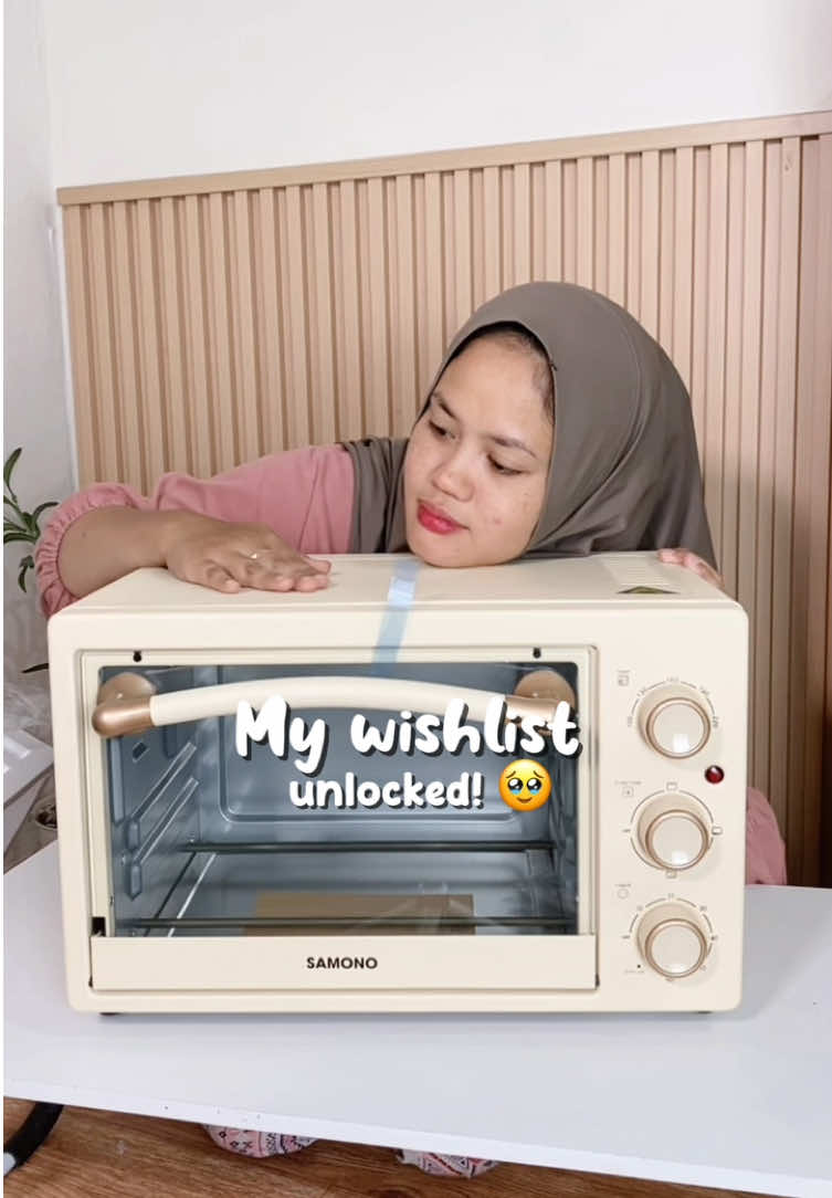Membalas @redvelveat MasyaAllah, akhirnya punya oven jugaa 🥹🫶🏻 #ovenlistrik #ovensamono #samonoindonesia #samonooven #samono 