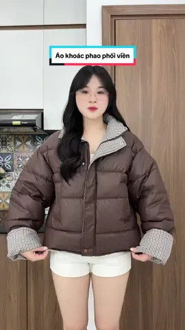 Trời lạnh rùi diện khoác phao thui nè #aokhoac #aokhoacphao #aophaophoivien #xuhuong #cogaimattit hi