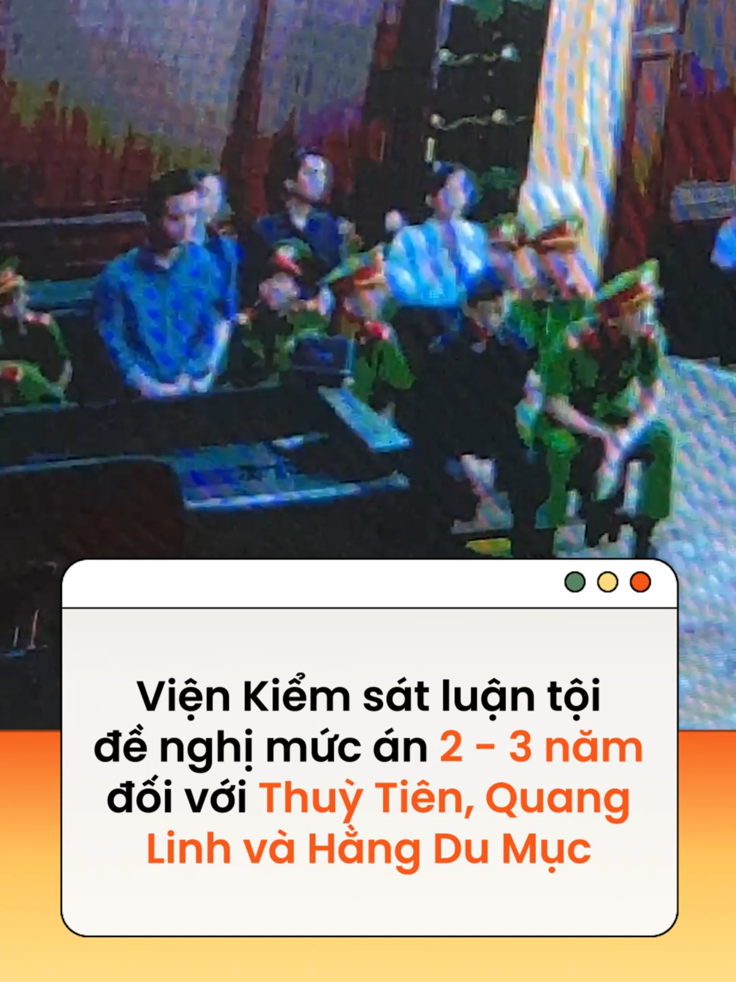 Viện Kiểm sát đề nghị mức án 2 - 3 năm đối với 3 bị cáo Thùy Tiên, Quang Linh và Hằng Du Mục #thuytien #hangdumuc #quanglinhvlog  Video: Lan Anh