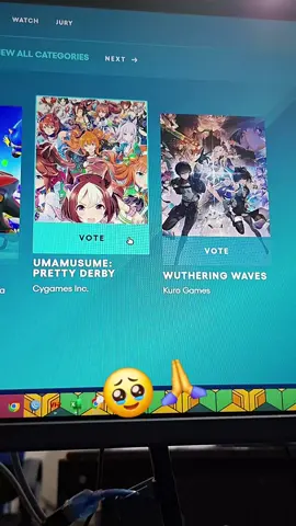 Sorry wuwa.. tahun ini biarkan game gadis kuda yang menang dulu 🥹🙏 . . #umamusume #wutheringwaves 