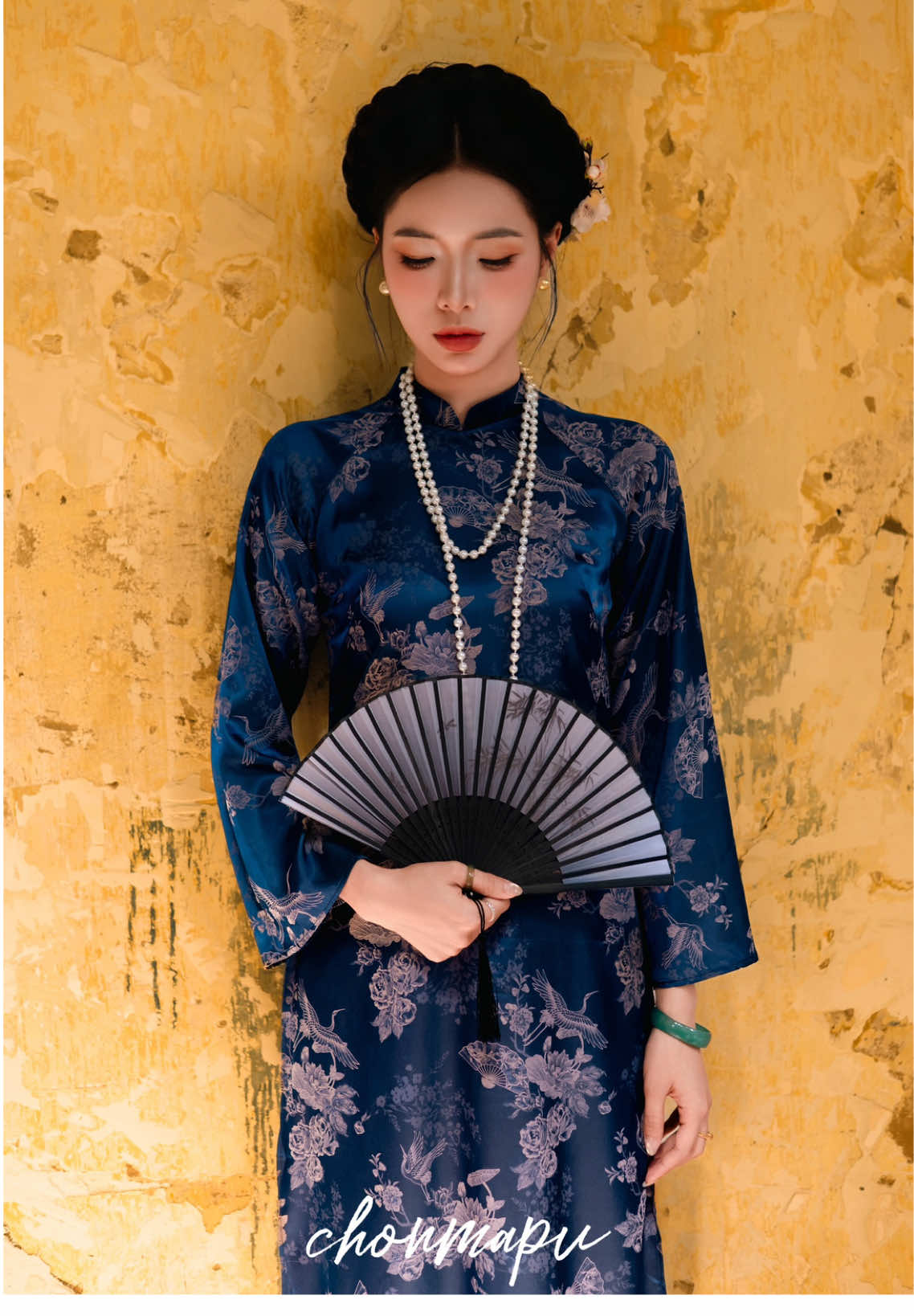 Concept Áo dài gấm hoạ tiết #tiemanhchuchon #chonmapu #aodai #chupanhtet #chupanhtet2026 #aodaisaigon #aodaitet #chupanhtetsaigon 