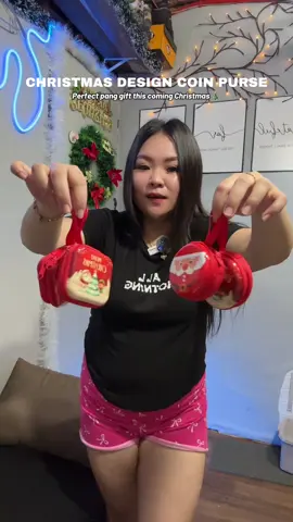 Christmas vibes on-the-go! 🎄 Cute coin purse na super handy! #ChristmasCoinPurse #HolidayFindsPH #ChristmasGiftIdeas #CutePouchPH #AestheticFindsPH