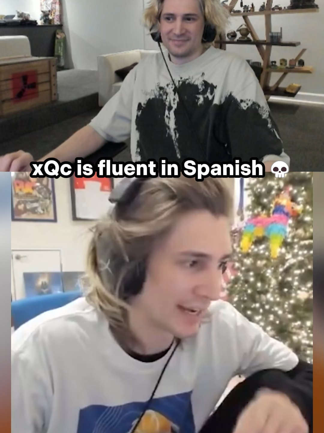xQc is fluent in Spanish 💀 #xqc
