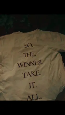 so the winner take it all #tshirt #kaospria #kaoswanita #thewinnertakesitall #ABBA 