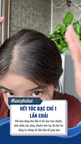 Chỉ cần vài thao tác tóc đen bóng mượt #phubactoc #nhuomtoctainha #giadinh #giadungtienich #xyzbca 
