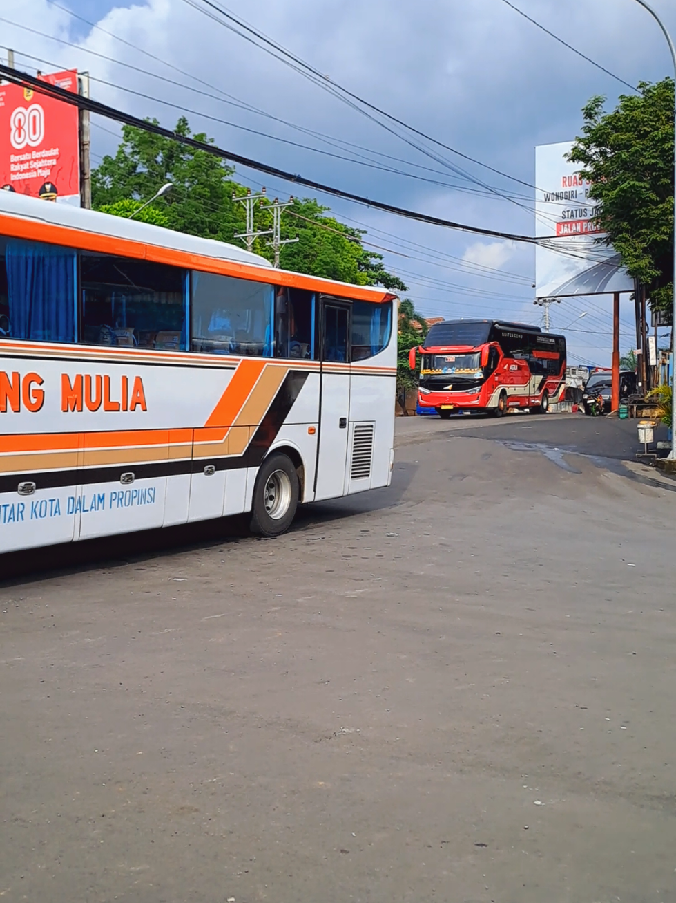 pesona terminal jatisrono #agramas #gunungmulia #busmania 