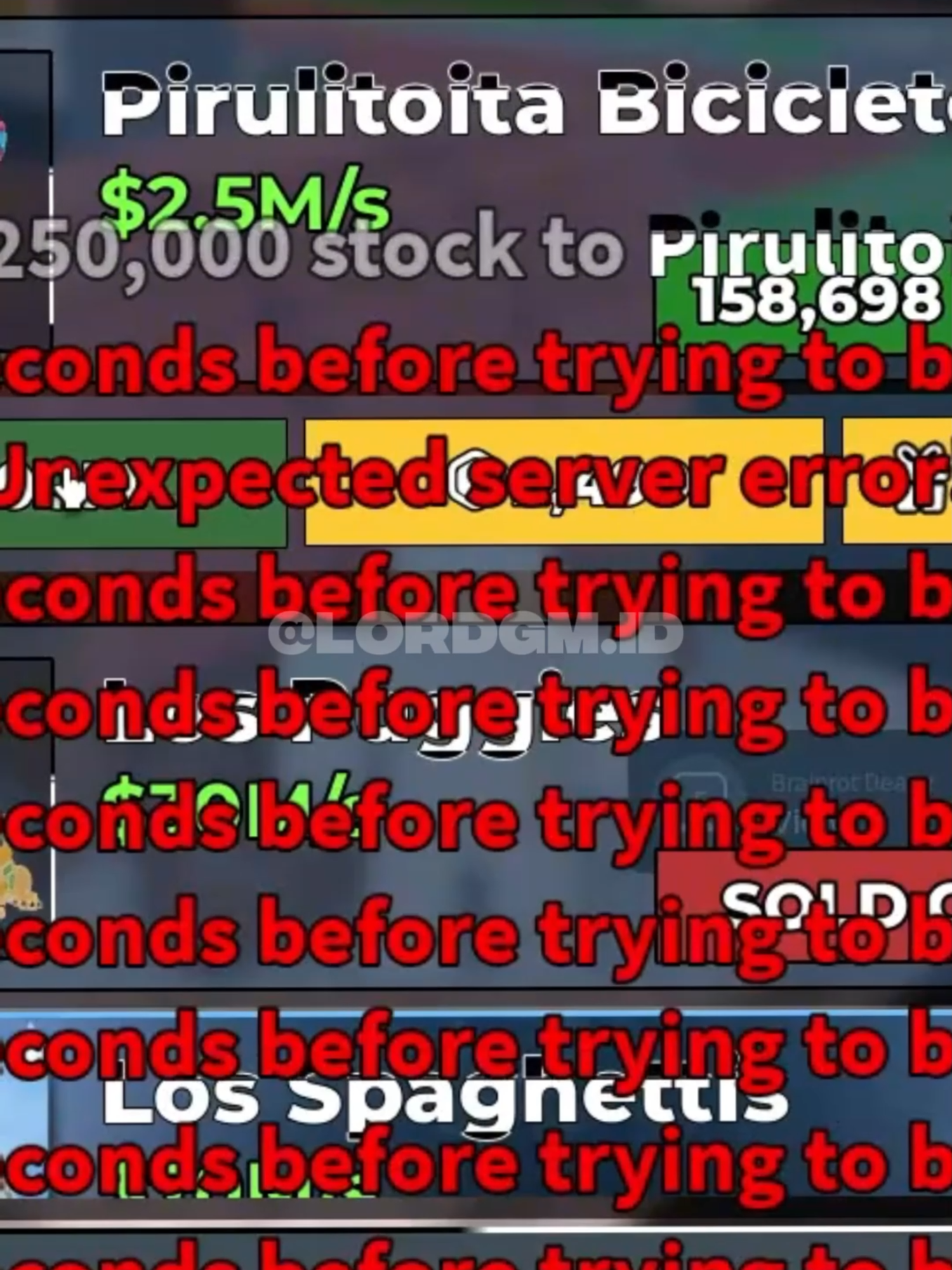 Semua gara-gara Brainrot Dealer 😡 #Roblox #StealABrainrot #Roblox