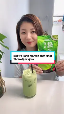 Từ ngày có gói bột trà xanh Kanes mình ít mua quán hẵn #tieungocreview #bottraxanh #bottraxanhnguyenchat #matcha #matchanhat 