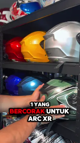 Kita dah bawa masuk ARC XR colour plain untuk korang🤩💯 Jom datang kedai sekarang👌💯 #smartbiker #arcxr #newstock #newarrival #archelmet 