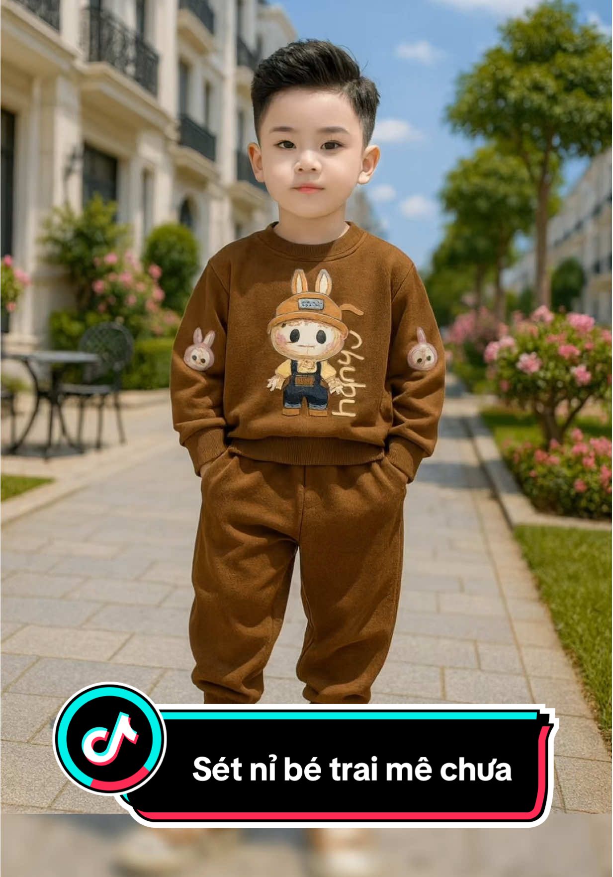 Sét nỉ bé trai mê chưa#thoitrangtreem #dobochobe #setnichobe #setbobetrai #xuhuong 