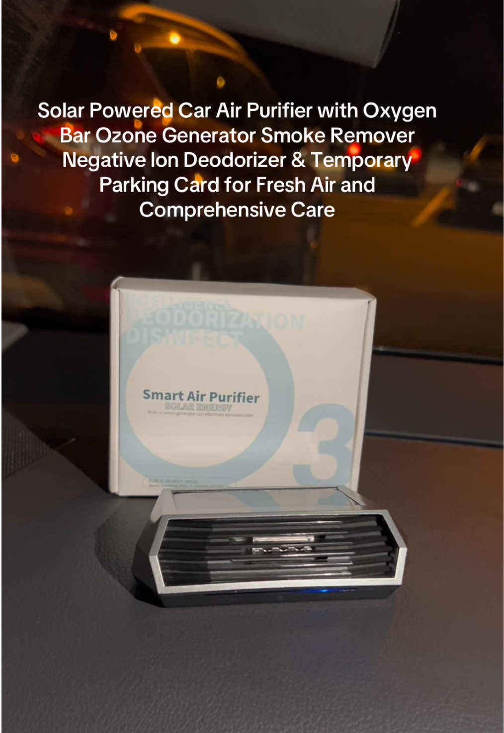 I got this car air purifier for my car it works really good it help to keep my car fresh amazing product buy yours now#tiktokmademebuyit #foryoudays #blackfriday #carairpurifier #airpurifier 