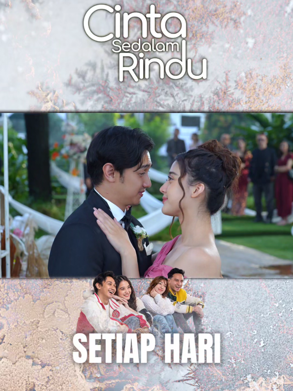 Aluna resmi terima Galaxy sebagai suaminya! Cieee pasutri baru🤭 Ezra masih kecewa dengan Feli! Dan sebut Feli sebagai kesalahan terbesarnya😭💔 Saksikan sinetron #CintaSedalamRindu malam ini, hari rabu 19 november 2025 pukul 19.55 WIB hanya di @sctv 👌 #SCTV #SCTVSinetron #Sinemart 