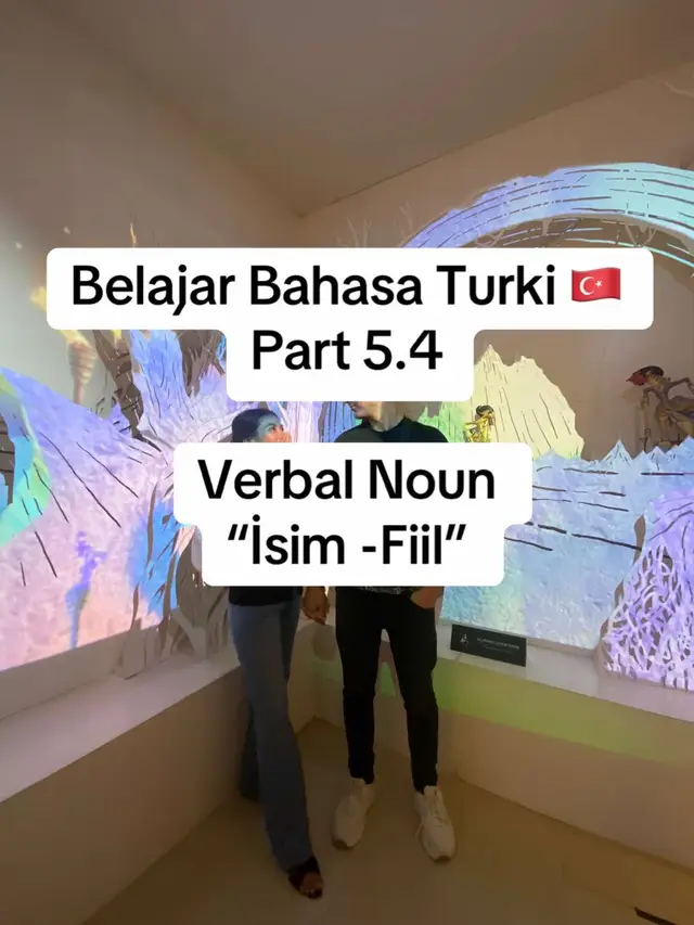 Part 5.4 - Verbal Noun ( kata kerja menjadi kata benda) kuy di pelajari sama cobain soal latihannya abis itu bisa cek kunci jawaban di slide terakhir 🫶🏻🫶🏻🫶🏻 #bahasaturki #turkishlanguage #learn #belajarbareng #activity #basic #ZveNlearn #fyp #beranda #learnturkish #fyppppppppppppppppppppppp 