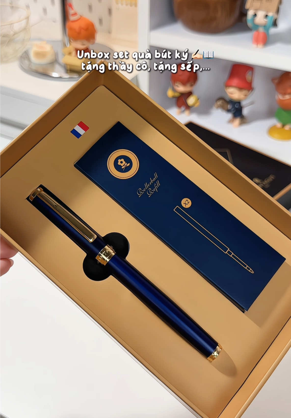 Set quà tặng bút ký thể hiện lời chúc thành công và thăng tiến, gửi gắm sự trân trọng và kỳ vọng tốt đẹp tới người nhận 🍀💖 #setquatang #montagut #goiyquatang #chinufuttt #viral 