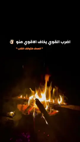 اضرب القوي يخاف الاقوي منو 👌🏻👌🏻👌🏻♥️ #foryou #foryoupage #fyp #viral #الصعيد 