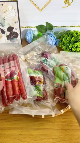 Combo 1 kg 4 vị  lạp xưởng tươi truyền thống tôm, hồ lô, trứng muối,##hongngocxh3##xuhuong##lapxuong##lapxuongkhoibachhung##lapxuongtuoi