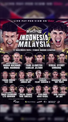 all in siapa ni ges #byoncombat #indonesia #malaysia #byon6 #kickstriking 