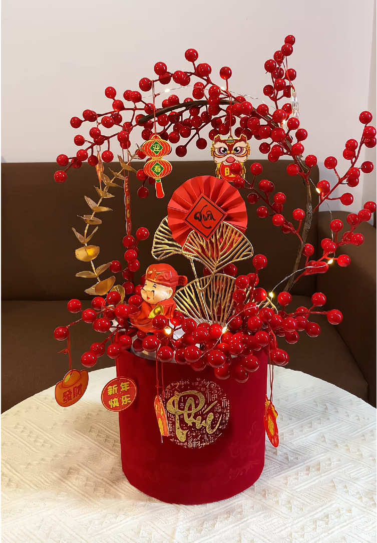 Chậu nhung đào đông trang trí Tết #chaudaodong #daodong #daodongdo12nhanh #tet2026 #viral 