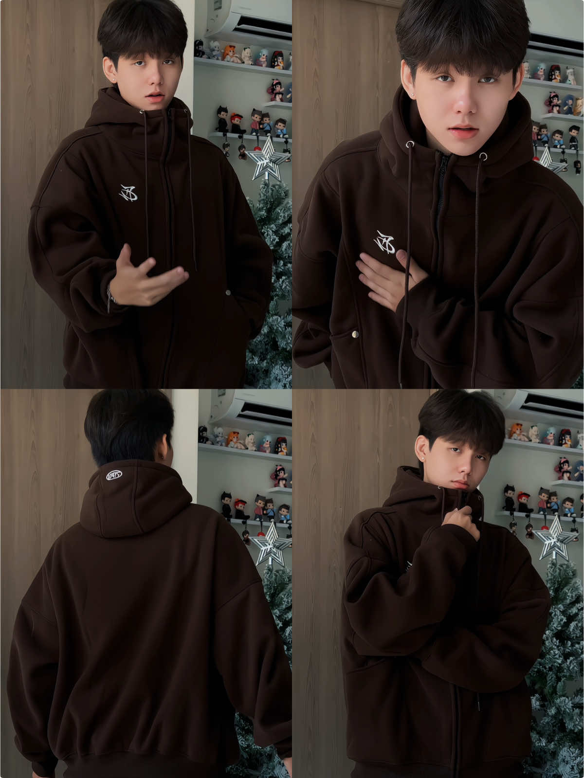 Ấm quãi chưởng luôn ấyy #dangmacdo #outfit #hoodiezip #fafic #reviewdonam 