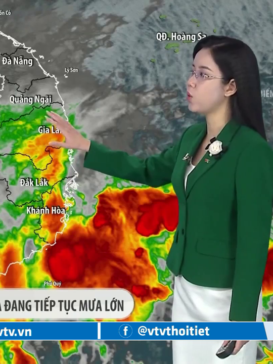 Dự báo thời tiết 12h30 - 19/11/2025 | Mây ẩm liên tục di chuyển vào đất liền | VTVWDB