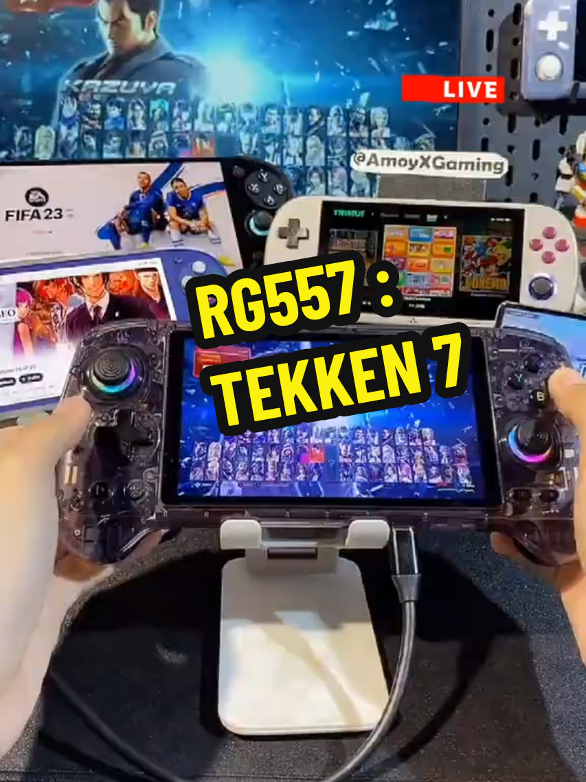 RG557 TEST GAME TEKKEN 7 #rg557 #tekken #gameconsole #tiktoklive #livehighlights 