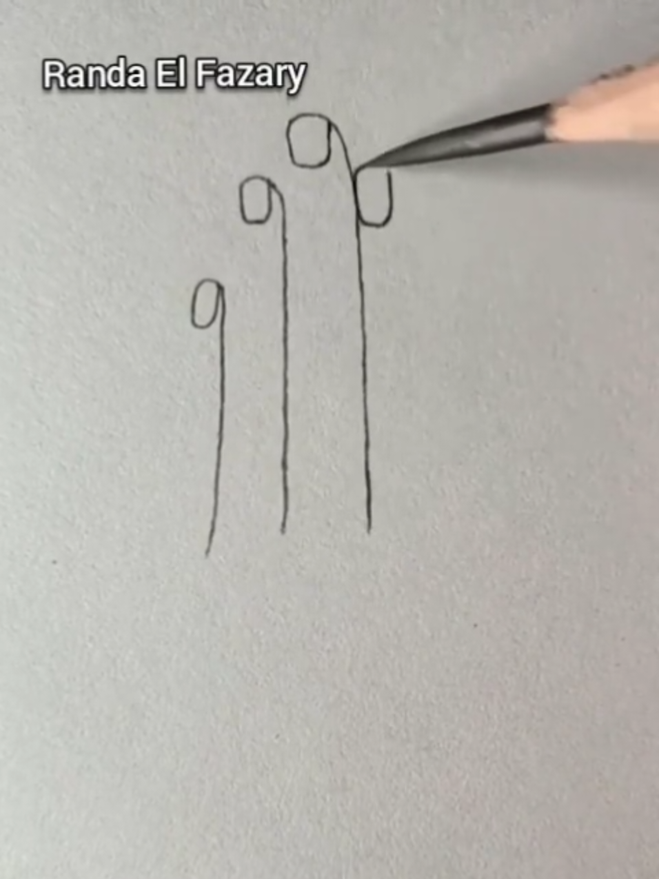 رسم سهل  #رسم #رندا_الفزاري #draw #randaelfazary #sketch 