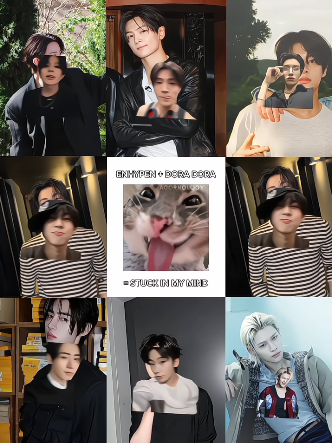 enhypen x dora dora | this trend has been on my mind for a days FRRR 😜🔥  🎬: @jsylovs @ciyencull @calla.wv @aescezrikki   #enhypen #preset #acornology #fyp #xzybca #foryoupage #trend #foryou 