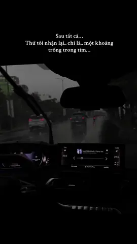 Sau tất cả… Thứ tôi nhận lại.. chỉ là.. một khoảng trống trong tim…