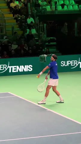 Arthur Rinderknech en coupe davis vs la Belgique.  #daviscup #france #arthurrinder #tennis #rinderknech 