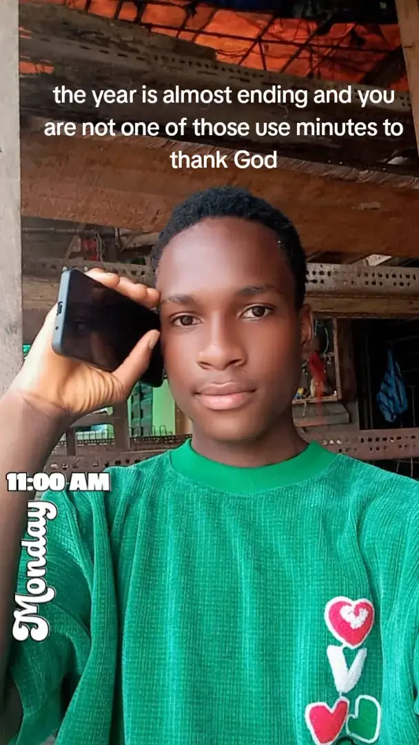 the year is almost ending. and you are not among those who lost their lives why not use one minute to thank God 