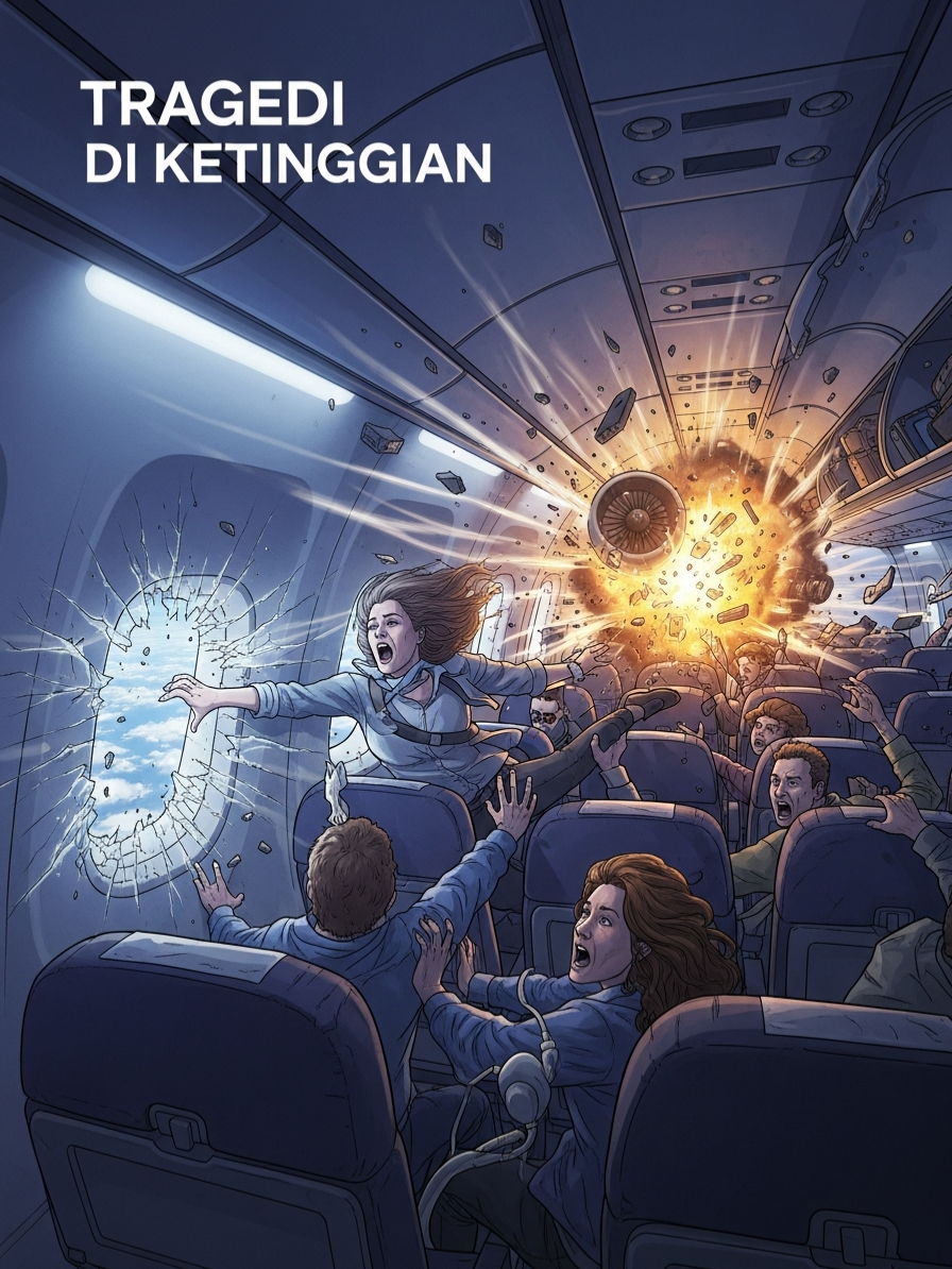 📌 Detail Faktanya. Korban bernama Jennifer Riordan, seorang ibu asal New Mexico, yang menjadi penumpang di Southwest Airlines Flight 1380. Pesawat itu sedang terbang dari New York (LaGuardia) menuju Dallas, ketika insiden mengerikan itu terjadi pada 17 April 2018, di udara pada ketinggian jelajah. Ledakan mesin membuat serpihan menghantam jendela, menyebabkan dekompresi brutal yang menyeret Jennifer hingga setengah tubuhnya terhisap keluar pesawat. Pesawat langsung dialihkan darurat dan mendarat di Philadelphia, sementara penumpang lain berjuang sekuat tenaga menarik Jennifer kembali ke dalam kabin. Meski berhasil ditarik masuk, luka parah di bagian kepala membuatnya tidak bisa diselamatkan. Tragedi ini mengguncang dunia penerbangan dan membuka banyak pertanyaan tentang keselamatan udara. #faktaunik  #faktamenarik  #FYP  #fakesituation⚠️  #fakebodyy⚠️