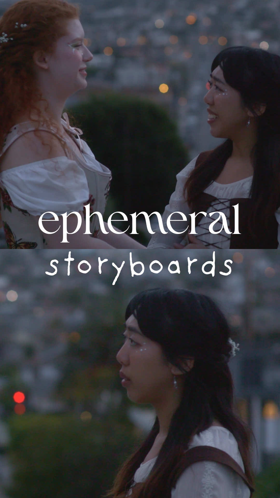 they ended up on opposite sides in the final hahaha but u get the gist  this was the shot i was the most worried/excited about! we had a small window to film because we were losing light and this was the big important moment, so it needed to be right #storyboarding #directing #womeninfilm #filmmaking #indiefilm 