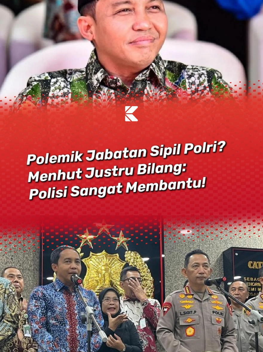 Polemik soal jabatan sipil untuk anggota Polri kembali ramai. Tapi di tengah perdebatan, ada fakta penting yang disampaikan langsung oleh Menteri Kehutanan Raja Juli Antoni. Menhut menegaskan bahwa kehadiran anggota Polri di Kementerian Kehutanan justru sangat membantu, terutama dalam pengawasan internal, perbaikan tata kelola, hingga penanganan kebakaran hutan dan lahan. Irjen Kemenhut Irjen Djoko Poerwanto disebut berperan besar dalam memperkuat sistem good governance di kementerian tersebut. Bahkan, Menhut mengungkap bahwa dirinya sendiri yang meminta Kapolri menugaskan personel terbaik untuk membantu tugas-tugas strategis di Kemenhut. Tidak hanya itu—pada 2025, kerja sama Kemenhut dan Polri terbukti menurunkan angka karhutla secara signifikan: 📉 Dari 376 ribu hektare (2024) ➡️ menjadi 213 ribu hektare (2025) Di tengah polemik, data ini menunjukkan bahwa kontribusi Polri tetap krusial dan berdampak nyata untuk lingkungan dan keselamatan masyarakat. Kabarlurus — Biar Publik Tahu Faktanya. #Kabarlurus #Polri #Kemenhut #JabatanPolri #PutusanMK 