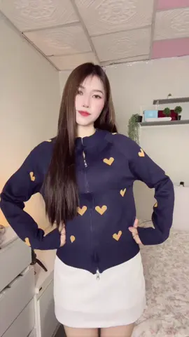 #เสื้อไหมพรมแขนยาว🐻🤍 