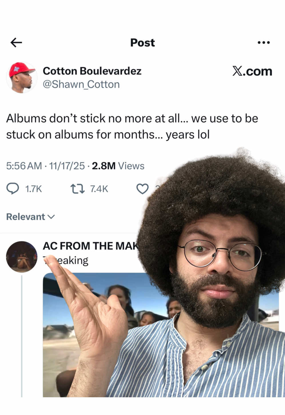 There’s a few reasons why albums don’t stick anymore, but I feel like this is the main one