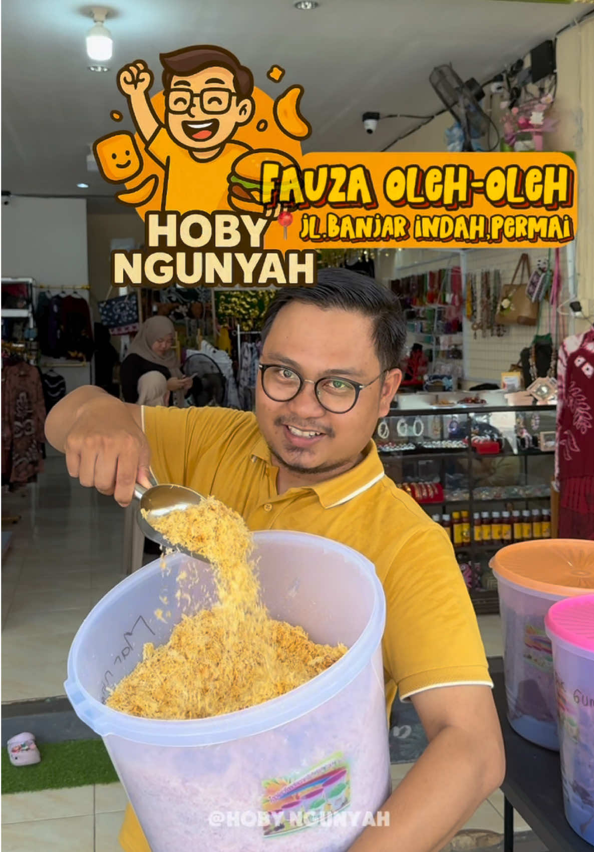 Ada nang hanyar buka Faiza oleh-oleh pusatnya oleh oleh khas Banua @fauza_oleholeh_banjarmasin  @fauza_oleholeh_banjarmasin  ⏰08:00-21:00 Wita 🛵Terdedia di toko oren, Yuk sobat ngunyah gasss singgahi🤩 #hobyngunyah #fauzaoleholehbanjarmasin 