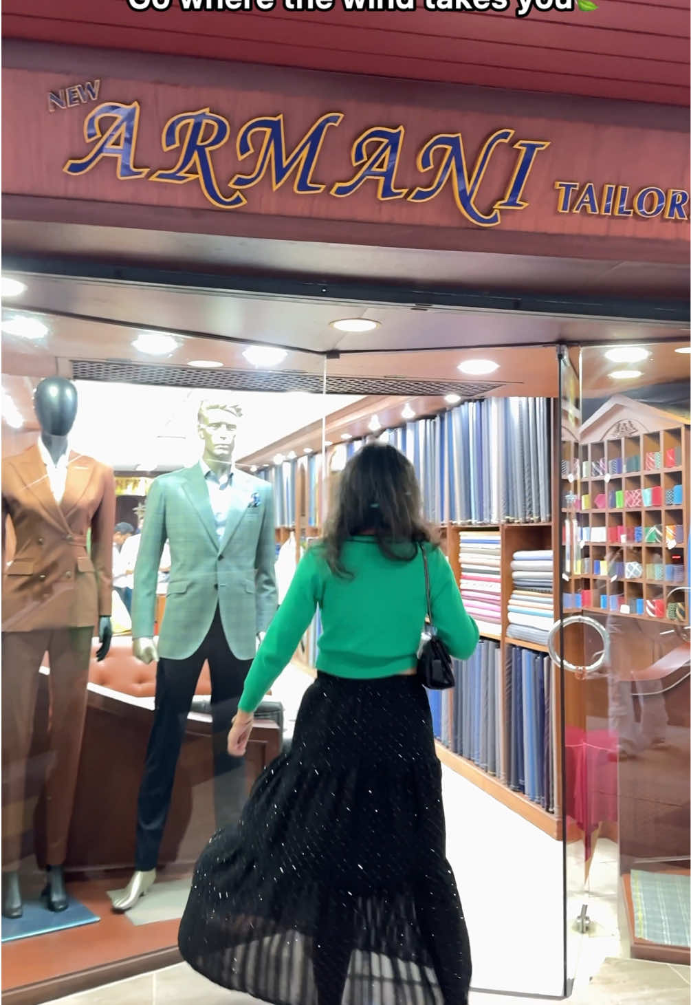 The wind took it to New Armani Tailor Studio🪡 📍162/1 Sukhumvit Rd (Between Soi 6&8) , BTS Nana - Exit 4, Bangkok                 📩Website: www.newarmanibkk.com 📞+66 81-301-1379//// +66 97-280-1036 #newarmanitailorstudio #besttailorinbangkok #bangkoktailor #mensfashion #customsuits 