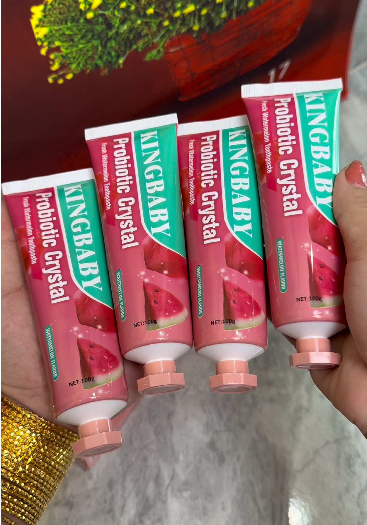 Kem đánh răng Kingbaby vị dưa hấu mát lạnh##emkieutaphoa##kemdanhrang##kingbaby##kemdanhrangkingbaby##kemdanhrangviduahau