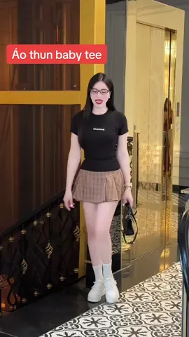 Áo thun baby tee siêu đẹp#aothun #thoitrangnu #maithom6 #xh 