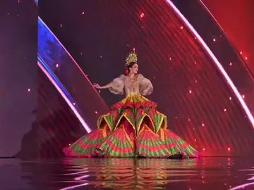 MISS UNIVERSE PHILIPPINES 2025 PRELIMINARY COMPETITION NATIONAL COSTUME @manalomaahtisa #missuniverse #missuniversephilippines #mariaathisamanalo #fyp 