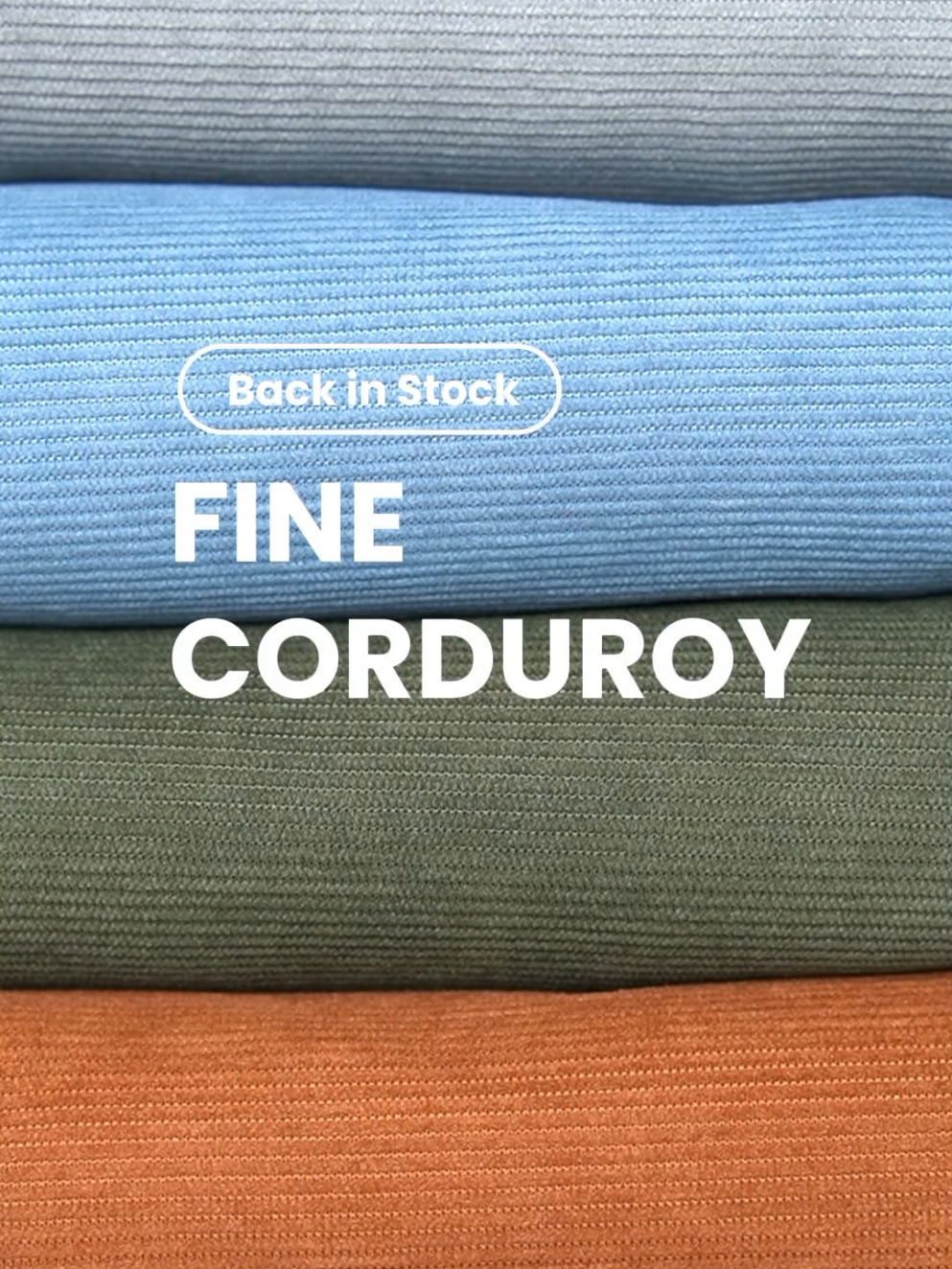 waah apa nihh corduroy restock warna yang lebih lengkap? detailnya cakep bikin outfit keliatan makin oke ngga sihh, yuk chat mimin sekarang keburu stoknya abis lagii 😃 #corduroy #supplierkain #kainpolos #supplierkainjakarta 