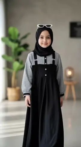 Gamis Afia Dress Kids Gamis Anak Tanggung Bahan Crinkle Airflow (8-15 Tahun) #bajumuslimanak #gamisanakperempuan #dressanak #gamisremaja 