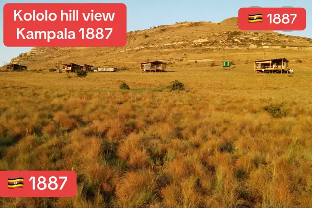 Kololo hill view in late years of 1880’s , I looked so vacant #fypシ゚viral🖤tiktok #trendingvideo #ugandanhistory 