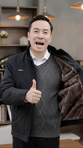 Áo khoác cho bố sang trọng #aokhoactrungnien #aokhoacnam #aokhoaclotlong #aokhoacchobo #aophaonam 