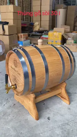 Thùng gỗ sồi dung tích 3O #thungruougosoi #thungruougosoi30l 