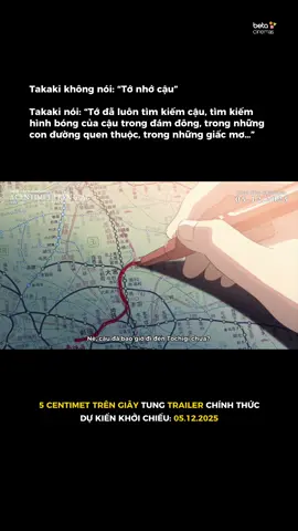 “5 Centimet Trên Giây” - bộ phim như một hành trình cảm xúc chậm rãi về tình yêu đầu, những chia ly không gọi tên, nỗi cô đơn len lỏi giữa những chuyến tàu lỡ hẹn… và cả sự trưởng thành mà ai rồi cũng phải đi qua. #BetaCinemas #phimhay #5centimettrengiay #xuhuong #viral 