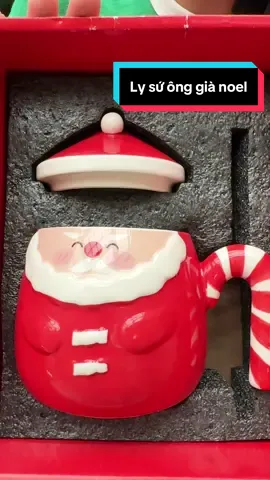 Ly sứ ông già Noel đáng yêu#noel #giángsinh #quatang #quagiangsinh #quanoel  @Mẹ của Sunny  @Mẹ của Sunny  @Mẹ của Sunny 